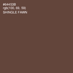 #64453B - Shingle Fawn Color Image